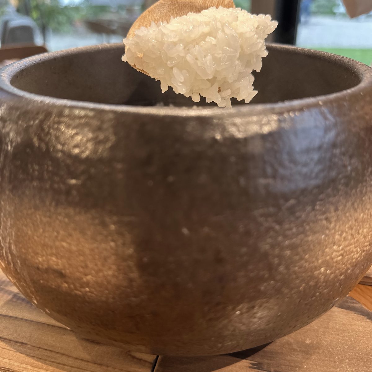 土鍋で炊いたごはん